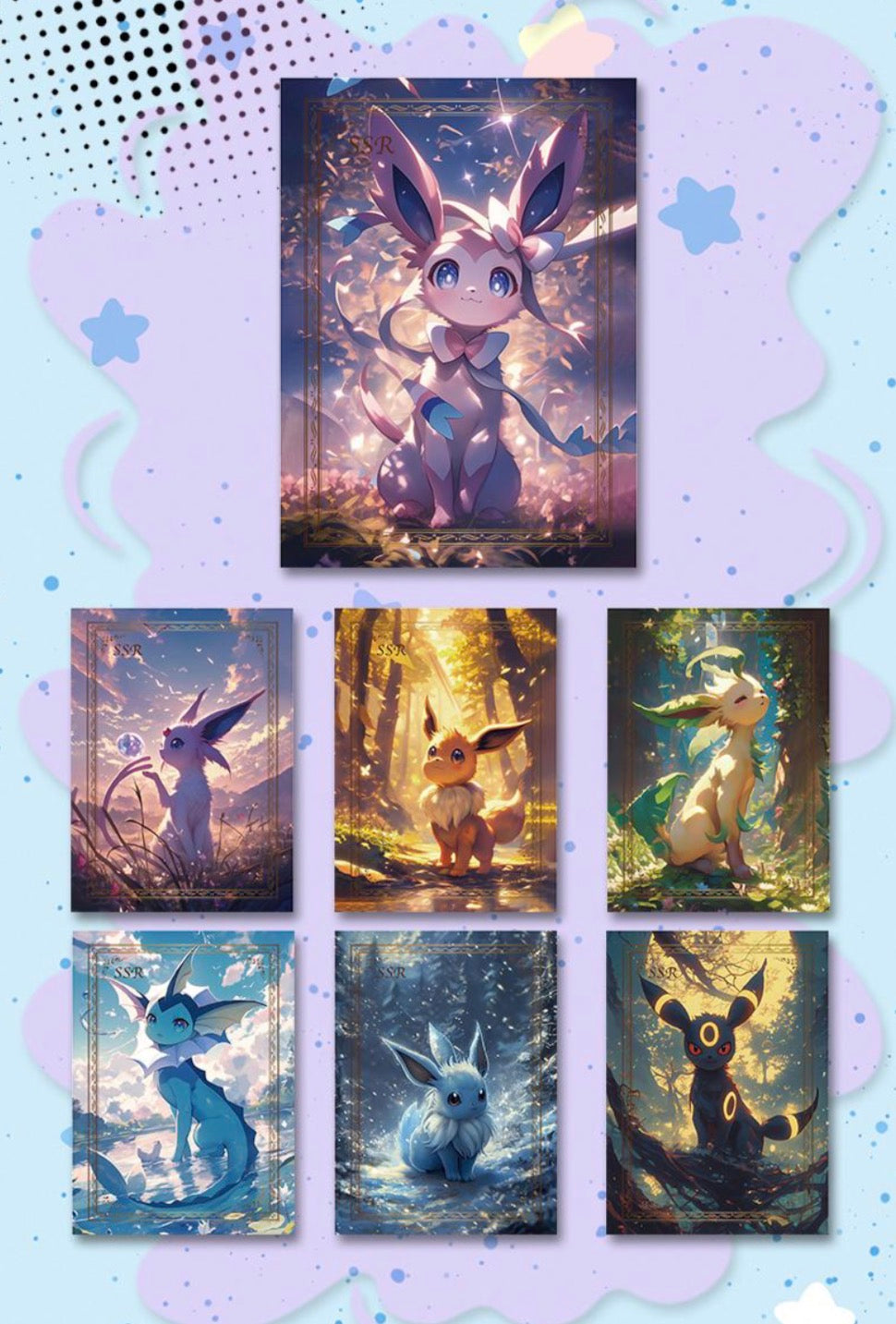 Pokemon Illustration Guide Collection Polaroids (30 Polaroids)