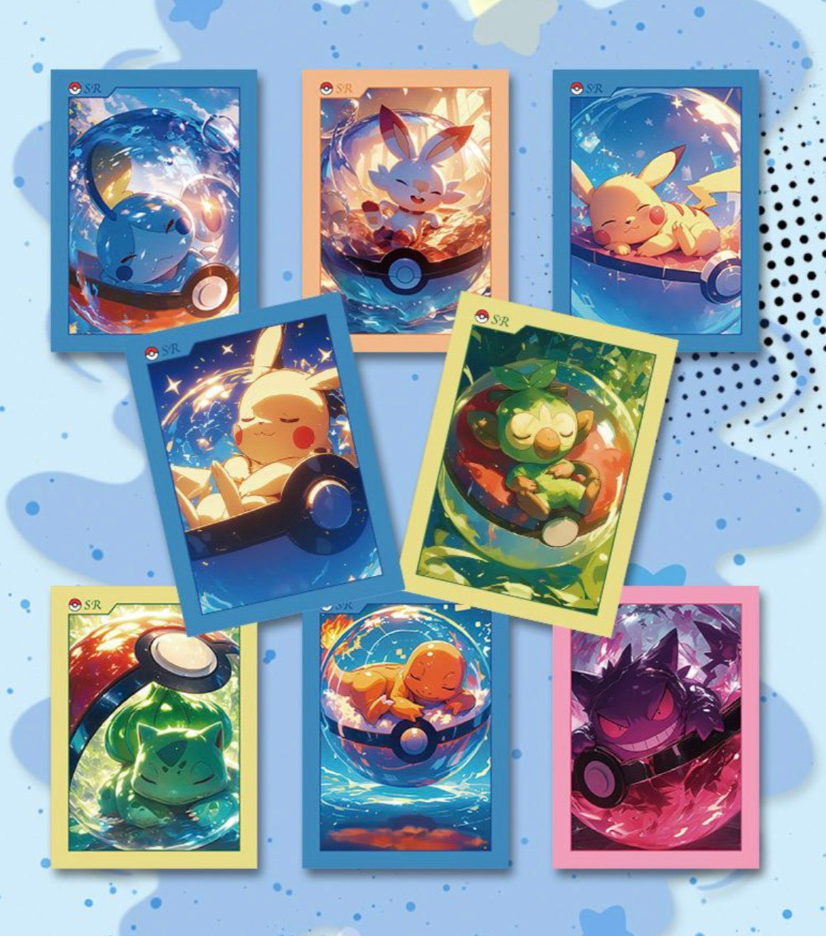 Pokemon Illustration Guide Collection Polaroids (30 Polaroids)