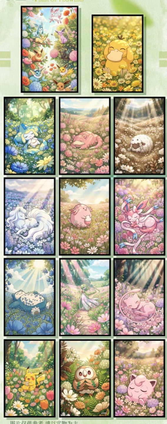 Pokemon Afternoon Time artboards (10 packs)