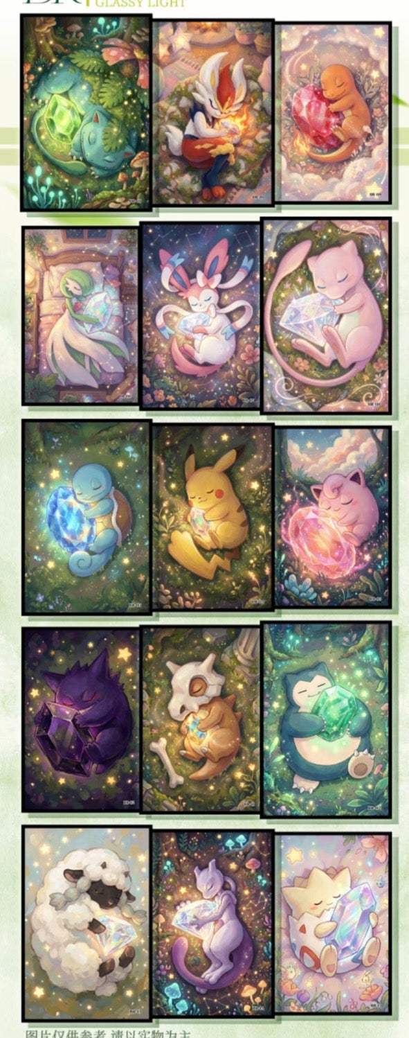 Pokemon Afternoon Time artboards (10 packs)