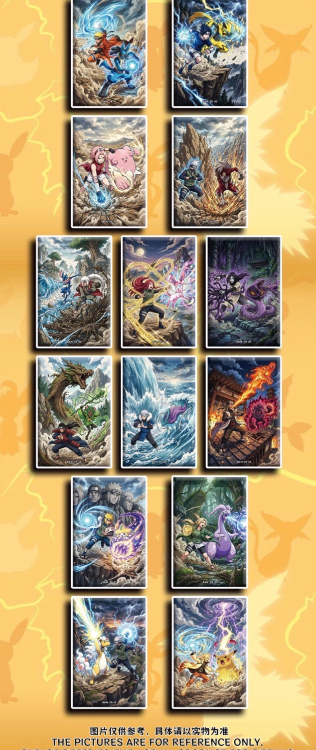 Pokemon Naruto Art Board (10 packs)