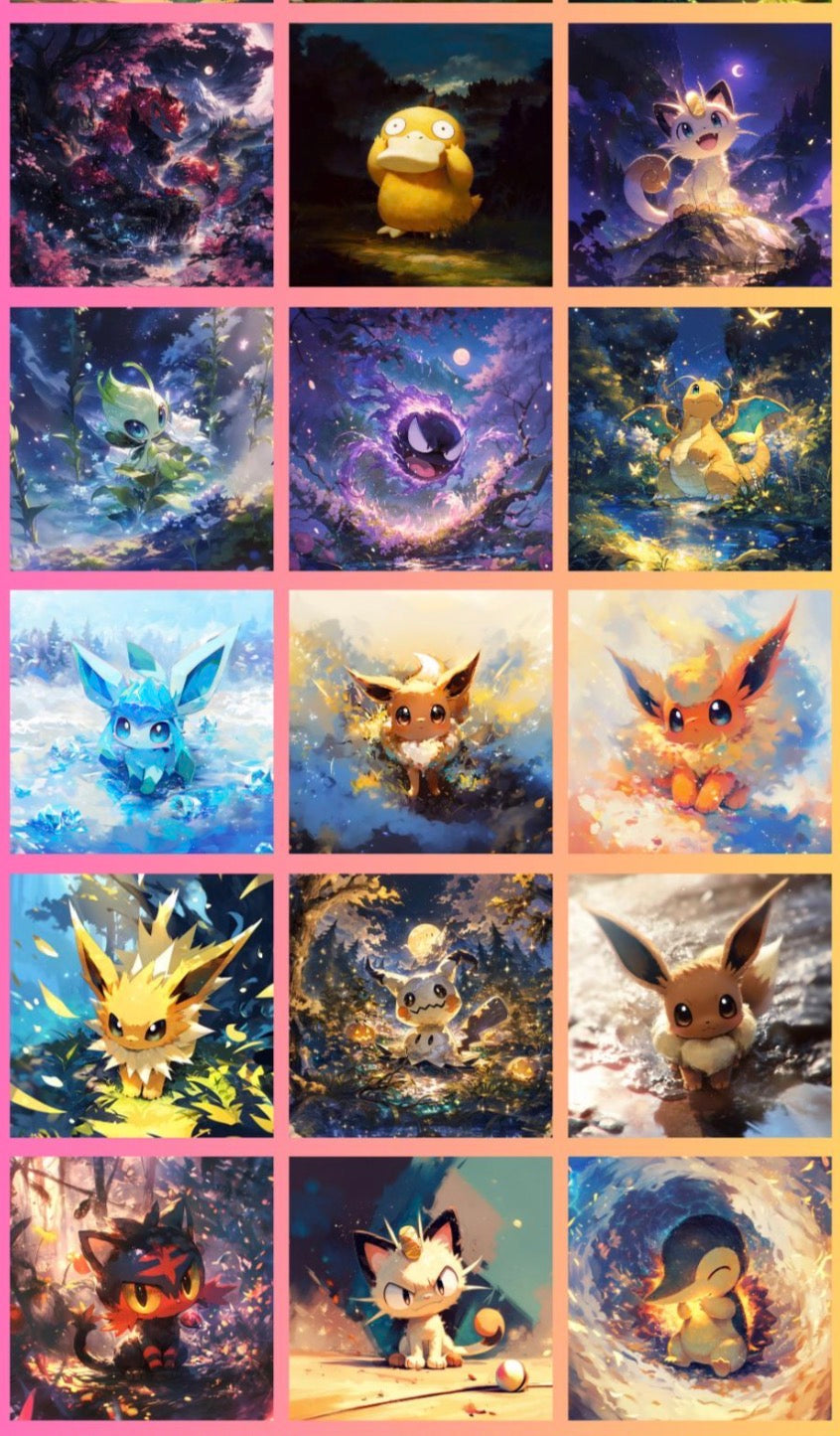 World Of Pokemon Art Board box  (5 packs per box)