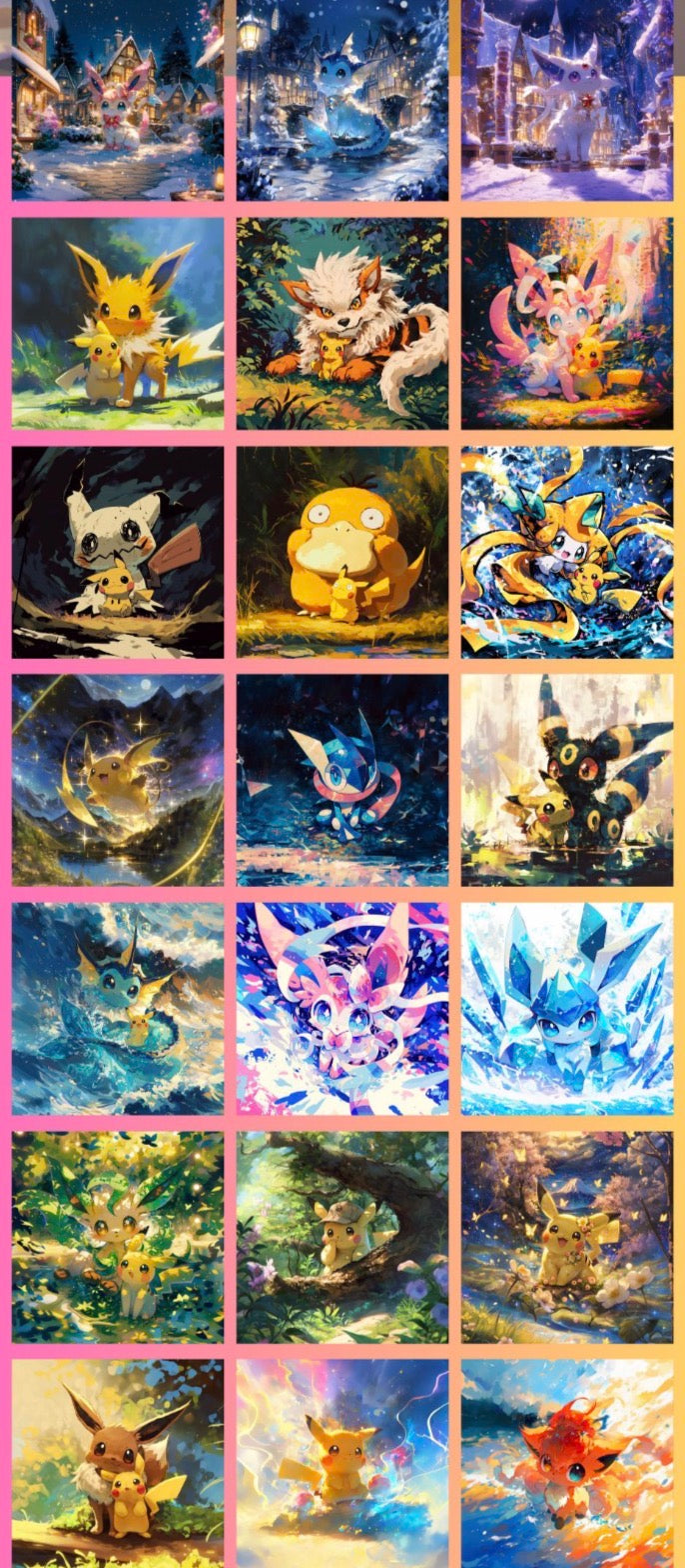 World Of Pokemon Art Board box  (5 packs per box)
