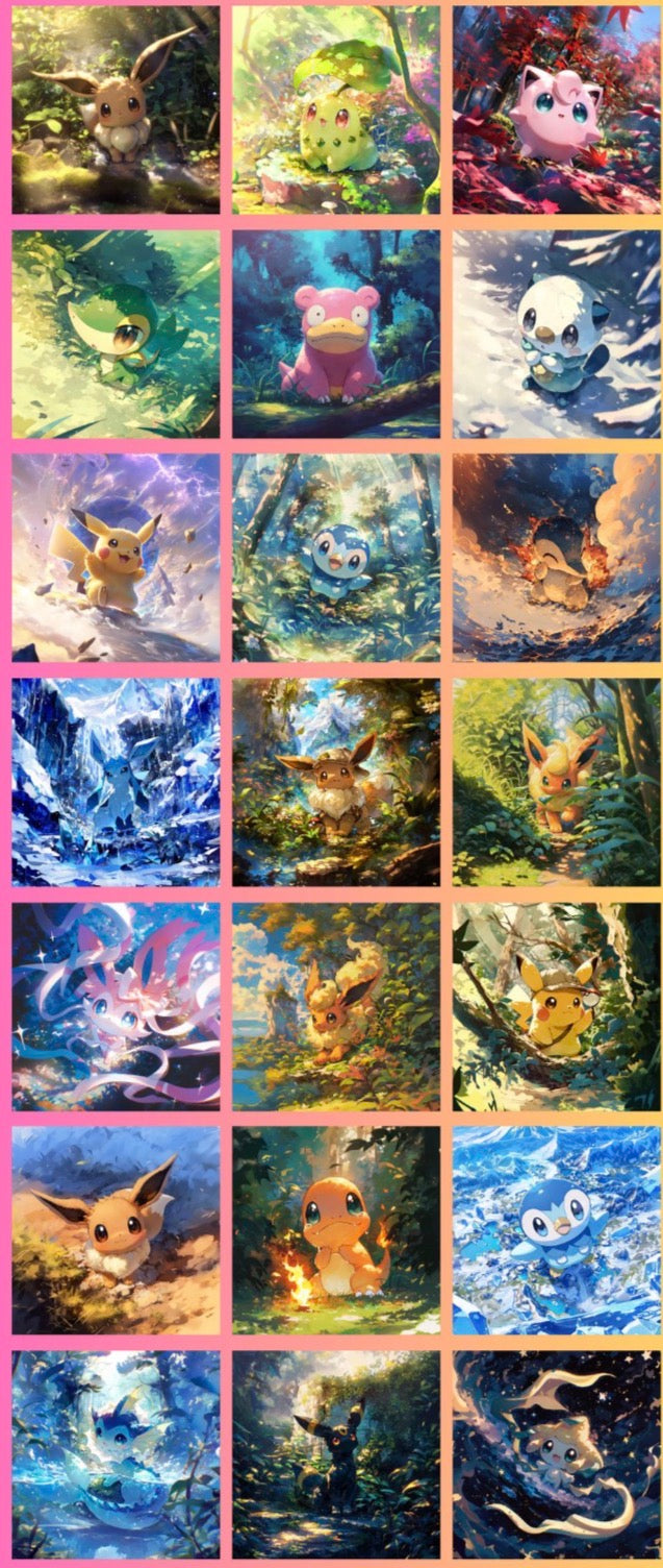 World Of Pokemon Art Board box  (5 packs per box)