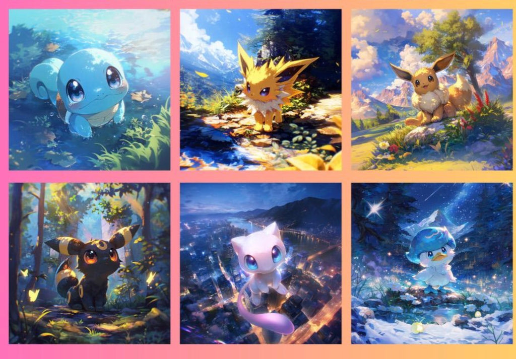 World Of Pokemon Art Board box  (5 packs per box)